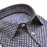 Ledûb Modern Knit-Like Dot Longer Sleeve Shirt Dark Evening Blue