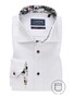 Ledûb Modern Non Iron Contrast Sleeve 7 Shirt White