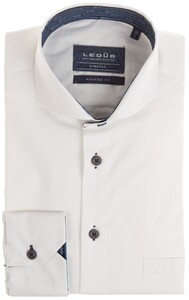 Ledûb Modern Uni Lane Contrast Shirt White