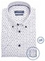 Ledûb Multicolored Fashion Dot Shirt White-Blue