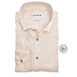 Ledûb Natural Comfort Shirt Light Sand