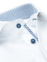Ledûb Plain Fantasy Circle Contrast Shirt White-Blue