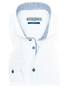 Ledûb Plain Fantasy Circle Contrast Shirt White-Blue