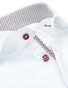 Ledûb Plain Fantasy Circle Contrast Shirt White-Red