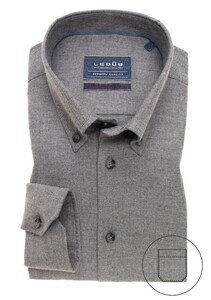 Ledûb Premium Button Down Shirt Grey