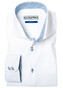 Ledûb Retro Contrasted White Shirt White-Blue
