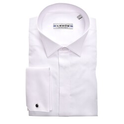 Ledûb Smoking Modern Fit Shirt White