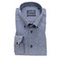 Ledûb Soft Twill Button-Down Slim Fit Shirt Mid Blue