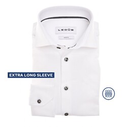 Ledûb Sophisticated Piqué Knit Shirt White