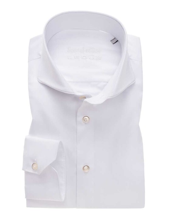 Ledûb Special Edition Wide-Spread Tailored Fit Shirt White