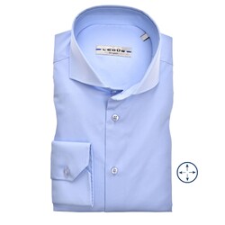 Ledûb Stretch Cutaway Modern Fit Shirt Light Blue