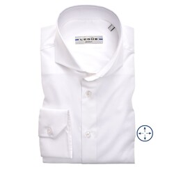 Ledûb Stretch Cutaway Modern Fit Shirt White