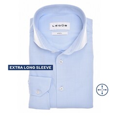 Ledûb Stretch Mix Shirt Light Blue