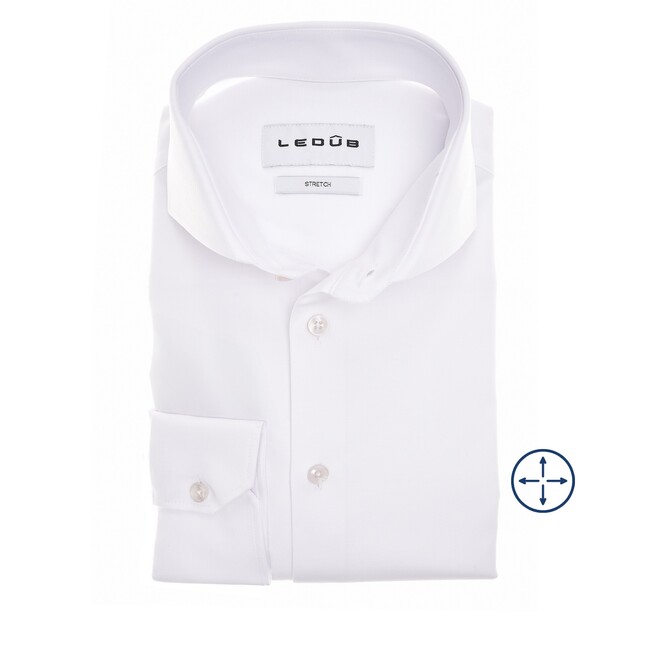 Ledûb Stretch Mix Shirt White