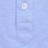 Ledûb Stretch Weave Button-Down Modern Fit Polo Midden Blauw