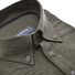 Ledûb Stretch Weave Button-Down Slim Fit Casual Poloshirt Dark Green