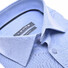 Ledûb Stretch Weave Long Sleeve Semi-Spread Modern Fit Overhemd Midden Blauw