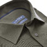 Ledûb Stretch Weave Semi-Spread Slim Fit Overhemd Donker Groen