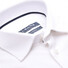 Ledûb Stretch Weave Semi-Spread Slim Fit Overhemd Wit