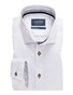 Ledûb Textured Contrast Sleeve 7 Shirt White