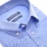 Ledûb Tricot Contrast Collar Overhemd Midden Blauw