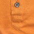 Ledûb Tricot Long Sleeve Button-Down Slim Fit Polo Donker Geel