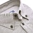 Ledûb Tricot Long Sleeve Button-Down Slim Fit Polo Licht Grijs