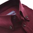 Ledûb Tricot Long Sleeve Button-Down Slim Fit Poloshirt Dark Red