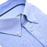 Ledûb Uni Tricot Stretch Polo Button-Down Modern Fit Overhemd Midden Blauw