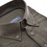 Ledûb Uni Tricot Stretch Polo Button-Down Modern Fit Shirt Dark Green