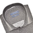 Ledûb Vague Houndstooth Stretch Semi-Spread Modern Fit Shirt Grey