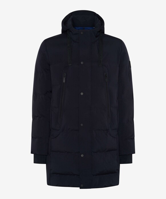 Levi Light Warming Brax Lab With 2-Way Zip Jack Midnight Navy