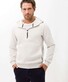 Levin Hoodie Zipper Spory Details Brax Lab Pullover Off White