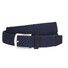 Lindenmann Braided Belt Suede Endings Blue