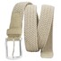 Lindenmann Braided Belt Suede Endings Riem Zand