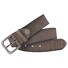 Lindenmann Charred Fine structure Belt Dark Brown Melange