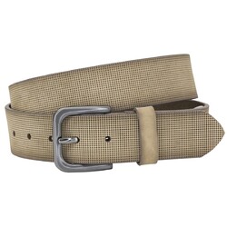 Lindenmann Charred Fine structure Belt Taupe