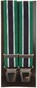 Lindenmann Contrasted Stripe Suspenders Green