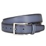 Lindenmann Diamond Textured Leather Belt Riem Licht Blauw