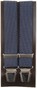 Lindenmann Dot Pattern Suspenders Marine