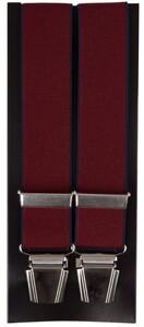 Lindenmann Double Color Suspenders Bordeaux