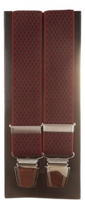 Lindenmann Fine Squares Bretels Rood-Navy