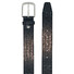 Lindenmann Luxury Multi Tone Structure Riem Blauw-Bruin