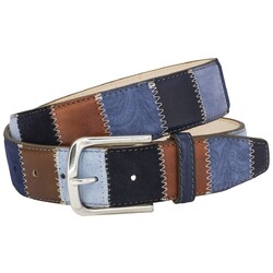 Lindenmann Multitexture Patch Belt Belt Multicolor