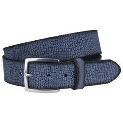 Lindenmann Structured Faded Belt Blue