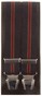 Lindenmann Thick Stripe Bretels Blauw-Rood