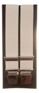 Lindenmann Two-Tone Fine Harlequin Bretels Licht Beige