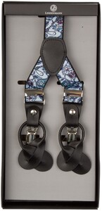 Lindenmann Y-Shape Petal Pattern Bretels Licht Blauw