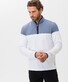 Lonnie Shirt Pullover Color Block Fine Jersey Brax Lab Trui Storm