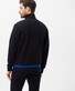 Lovis Modern Sweat Zipper Cord Brax Lab Pullover Black